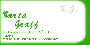 marta graff business card